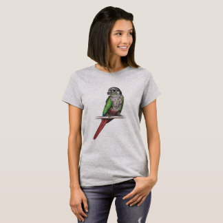 T-shirt Conura de bochecha verde