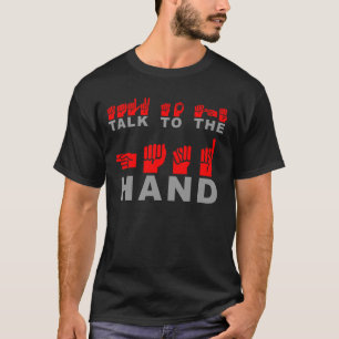 T-shirt Conversa à mão