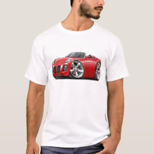 T-shirt Convertible vermelho do solstício