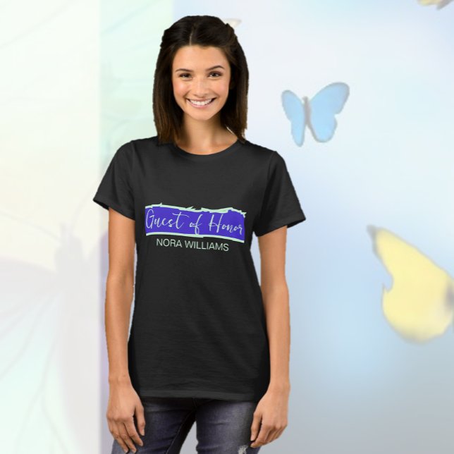 T-Shirt Convidado Personalizado (Criador carregado)