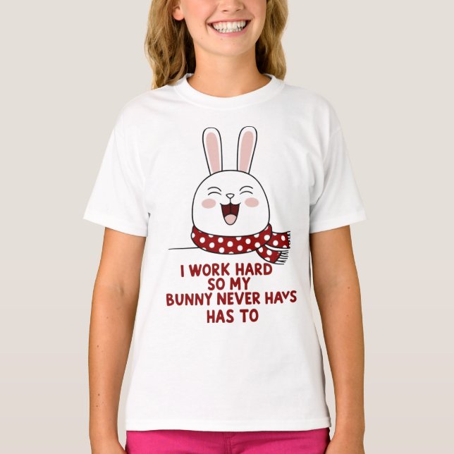 T-Shirt Cony Bunny Sonolento - Cozy Minimalista Ra (Frente)