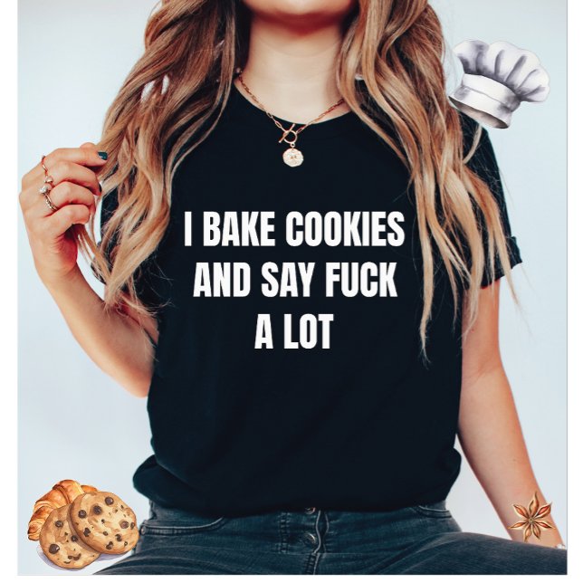 T-Shirt Cookie Engraçado (Criador carregado)