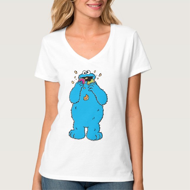 T-shirt Cookie MonsterDonut Destroyer 2 (Frente)