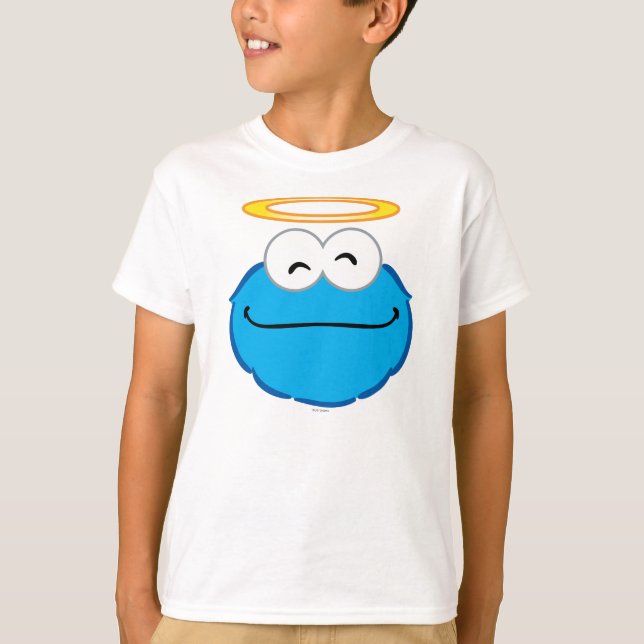 T-shirt Cookie Smiling Face com Halo (Frente)