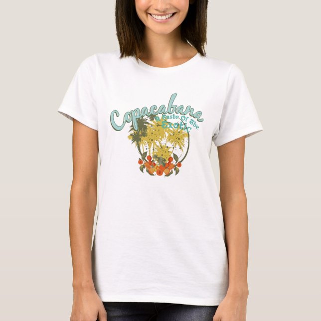 T-shirt Copacabana Brasil feminino (Frente)
