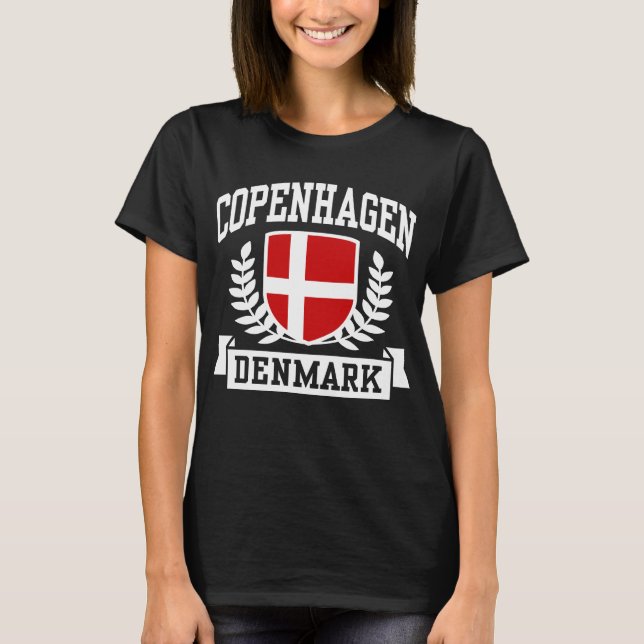 T-shirt Copenhaga Dinamarca (Frente)