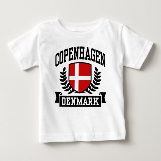 T-shirt Copenhaga Dinamarca (Frente)