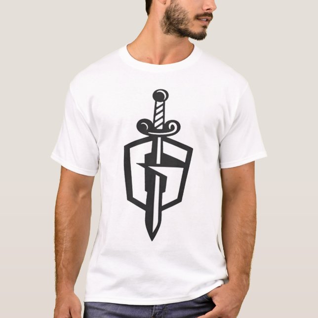 T-shirt cópia de gsword1 bw2 (Frente)
