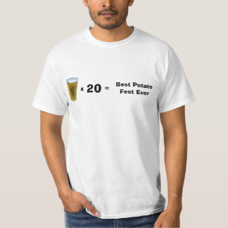 T-shirt copo da cerveja, x         =, 20, o melhor Fest da
