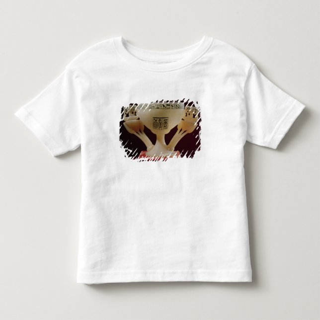 T-shirt Copo de bebendo no formulário de uns lótus (Frente)