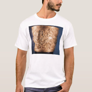 T-shirt Copo, descrevendo a captação de um touro selvage