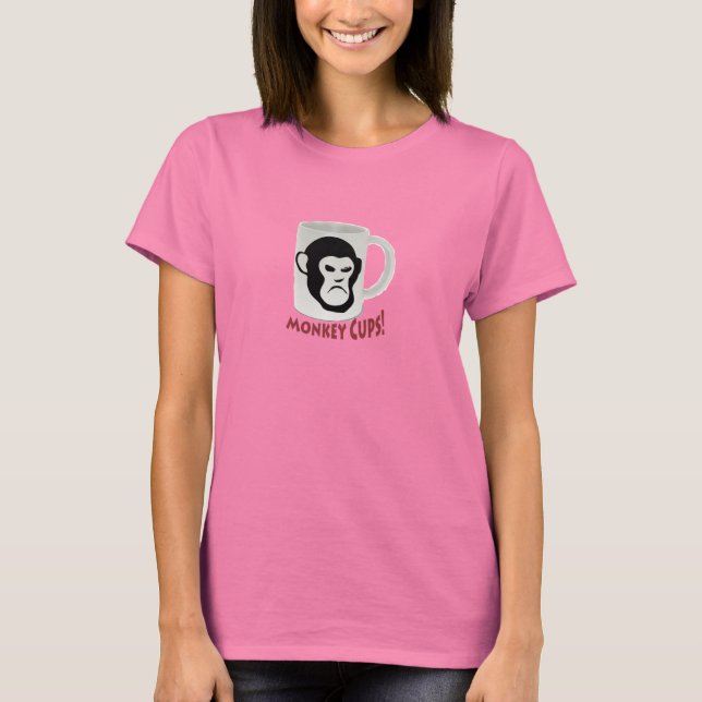 T-shirt copos de macaco (Frente)