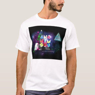 T-shirt Cor anónima da pirâmide