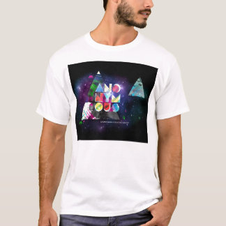 T-shirt Cor anónima da pirâmide