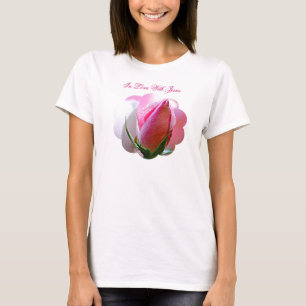 T-shirt cor-de-rosa