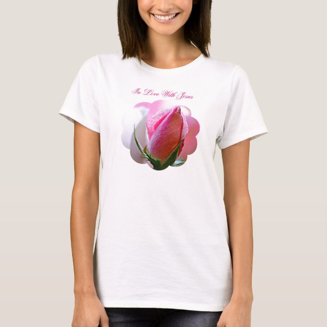 T-shirt cor-de-rosa (Frente)