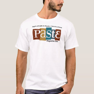 T-shirt Cor do URL e do Tag do logotipo do bloco da pasta