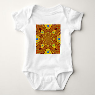 T-shirt Cor tradicional da Ásia Vermelha ouro