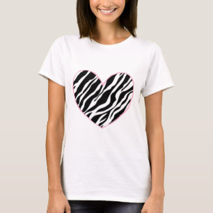 T-shirt Coração da zebra