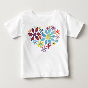 T-shirt Coração das Flores
