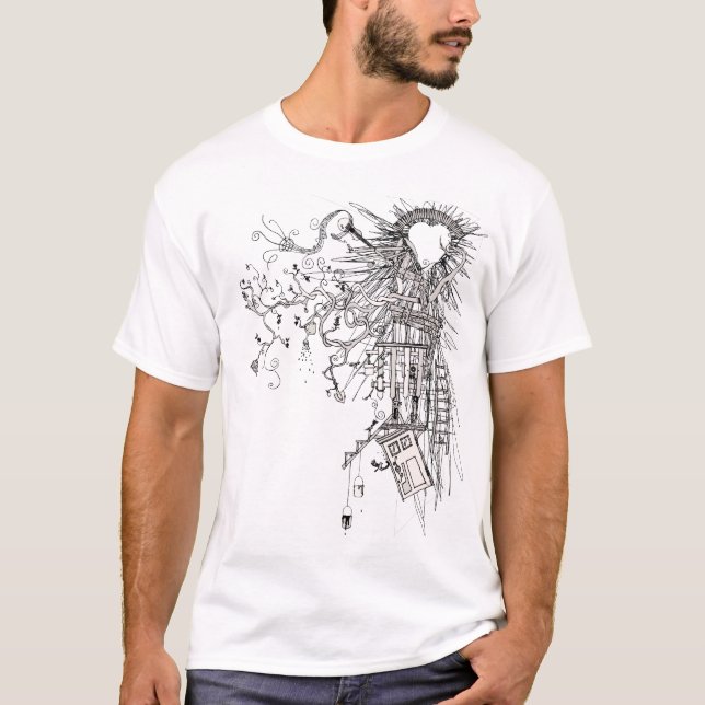 T-shirt coração das missões (Frente)