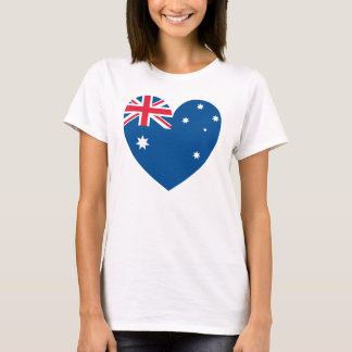 T-shirt Coração de Austrália