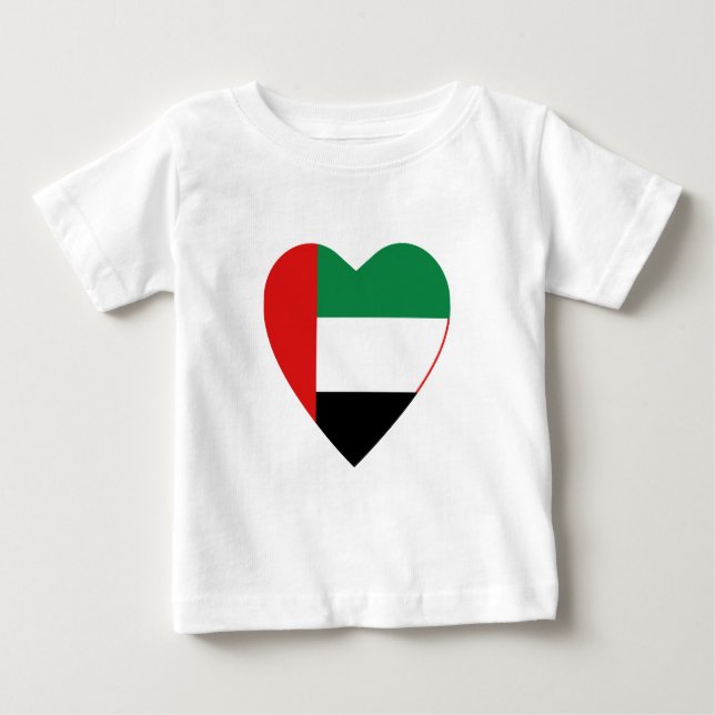 T-Shirt Coração de Sinalizador UAE (Frente)