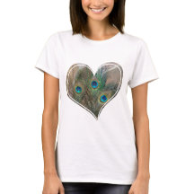 Coração do dobro da pena do pavão