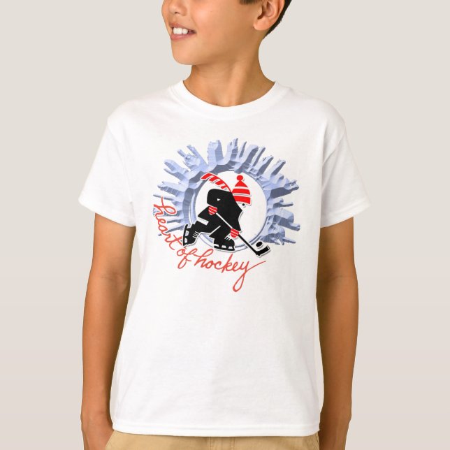T-shirt Coração do Hóquei (Frente)