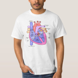 T-shirt Coração humano