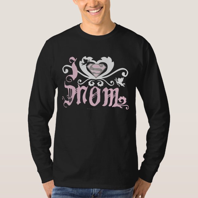T-shirt Coração Mamãe Rosa (Frente)