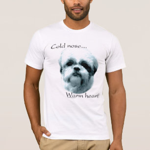 T-shirt Coração morno do nariz frio de Shih Tzu
