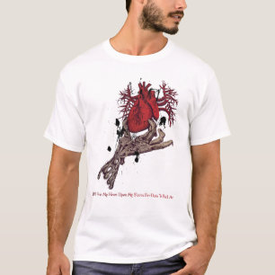 T-shirt Coração na Capa