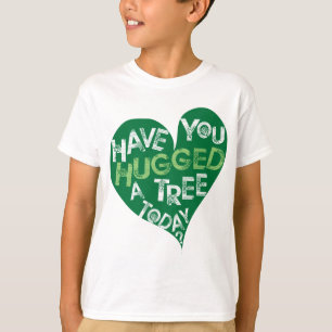 T-shirt Coração verde (abrace uma árvore)