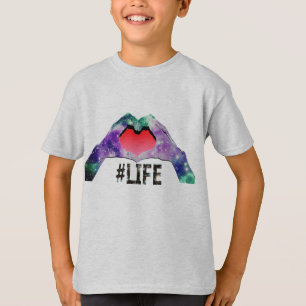 T-SHIRT CORAÇÃO VIDA