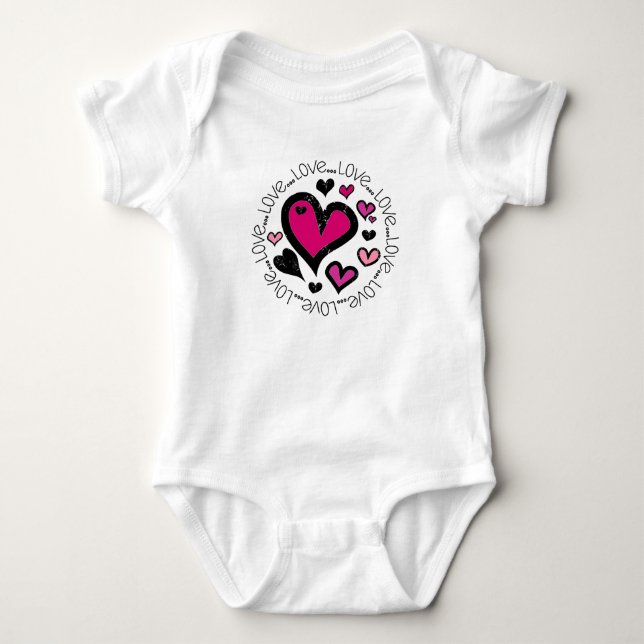 T-shirt Corações Amor Amor (Frente)