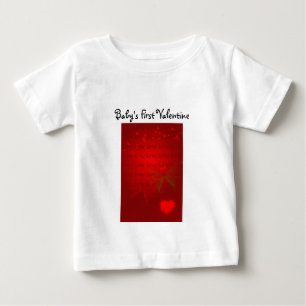 T-shirt Corações Vermelhos namorados