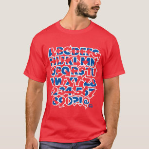 T-shirt corajoso de Hillary, vermelho
