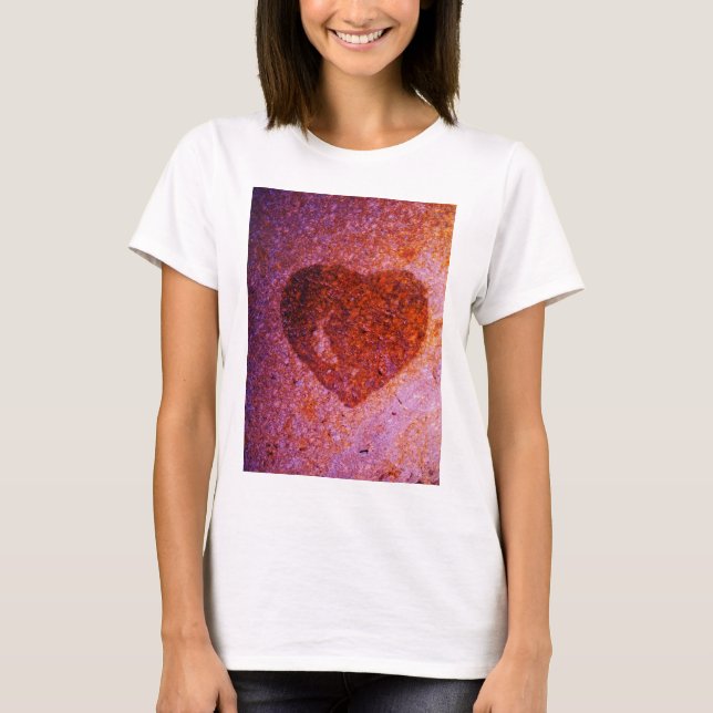 T-shirt coral rosa (Frente)