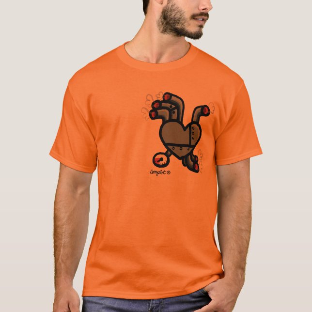 T-shirt corazon mecánico (Frente)