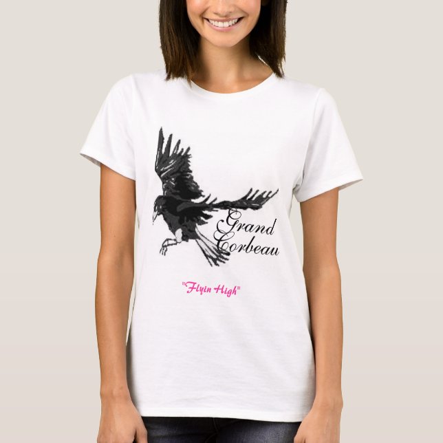 T-shirt Corbeau grande (Frente)