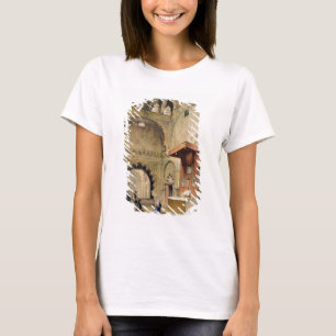 T-shirt Córdova: Monge que praying em um altar cristão n