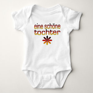 T-shirt Cores da bandeira de Eine Schöne Tochter Alemanha