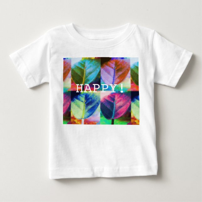 T-shirt Cores de Folha (Frente)