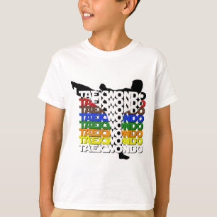 T-shirt Cores de TKD