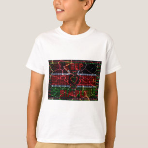 T-shirt Cores rasta