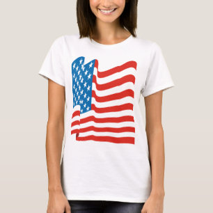 T-shirt Corey Tiger Anos 80 Vintage Bandeira Americana