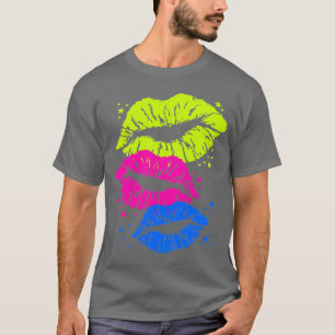 T-shirt Corey Tiger Anos 80 Vintage Lábios & Estrelas Beij