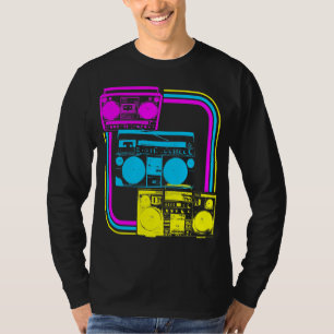 T-shirt Corey Tiger Rádio Retro Boombox 80s
