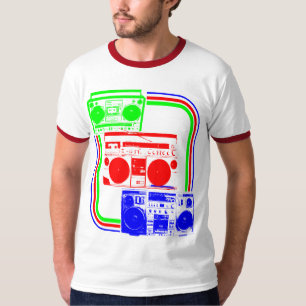 T-shirt Corey Tiger Rádio Retro Boombox 80s
